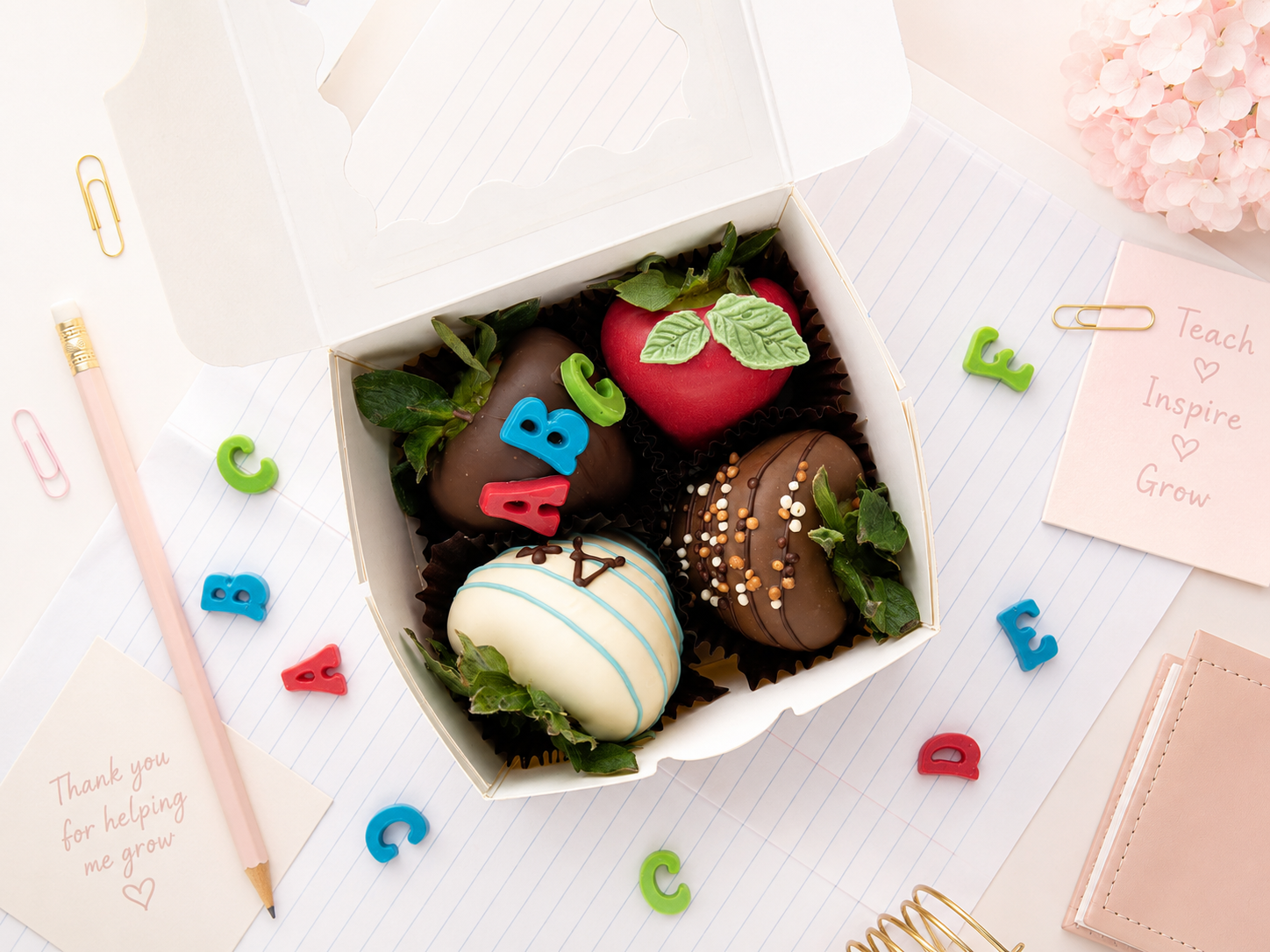 A+ Teacher Strawberry Box