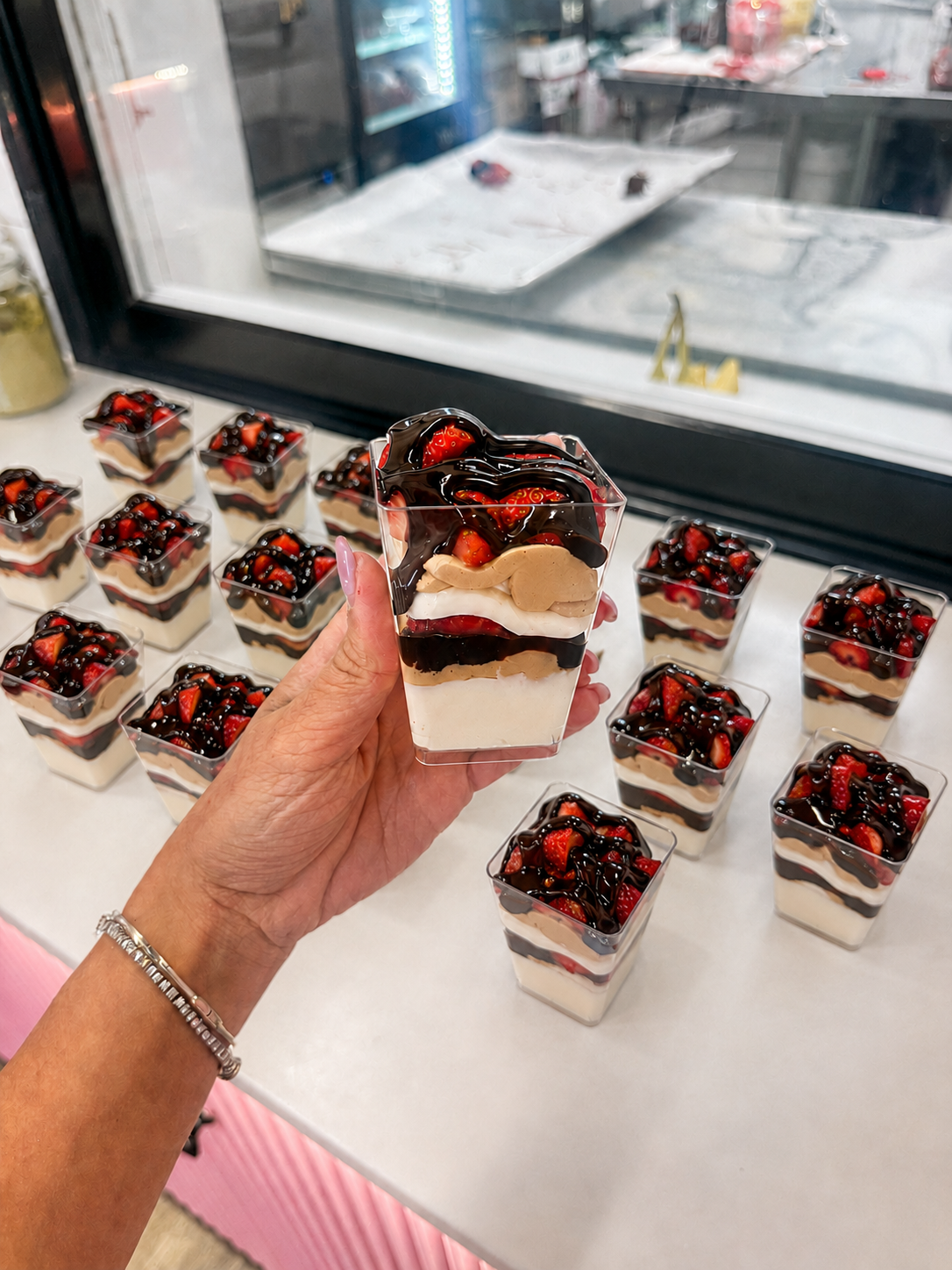Mocha Cheesecake Shooters