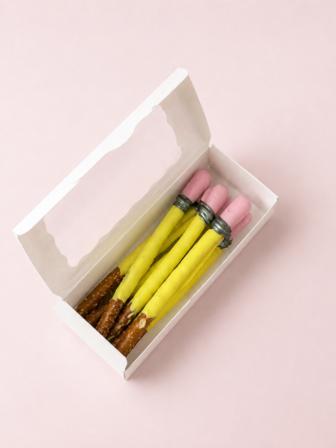Teacher’s Pencil Pretzel Box