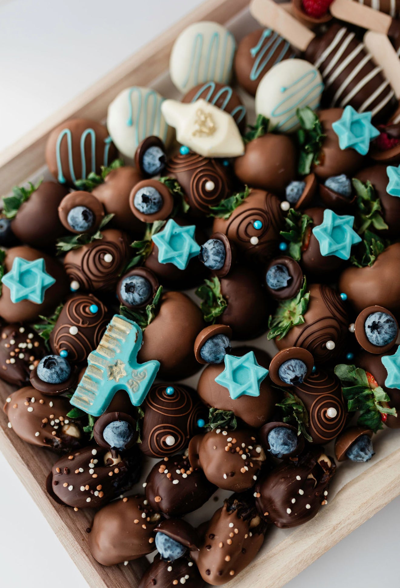 Hanukkah Chocolate Grazing Board