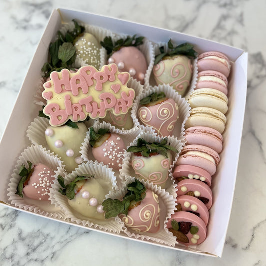 Birthday Treat Box: Pretty in Pink