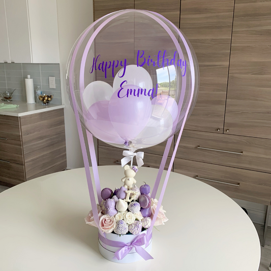Up, Up & Away Bouquet: Purple Ombre