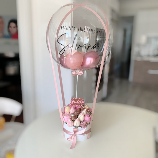 Up, Up & Away Bouquet: Rose Gold & Pink