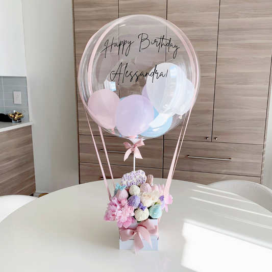 Up, Up & Away Bouquet: Spring Fling Hot Air Balloon theme
