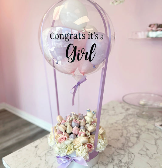 Up, Up & Away Bouquet: It’s a Girl!